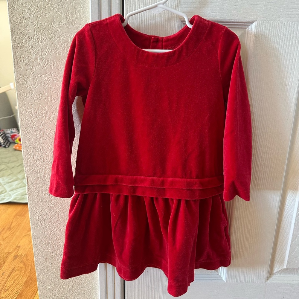 Hanna Andersson Red Velvet Dress